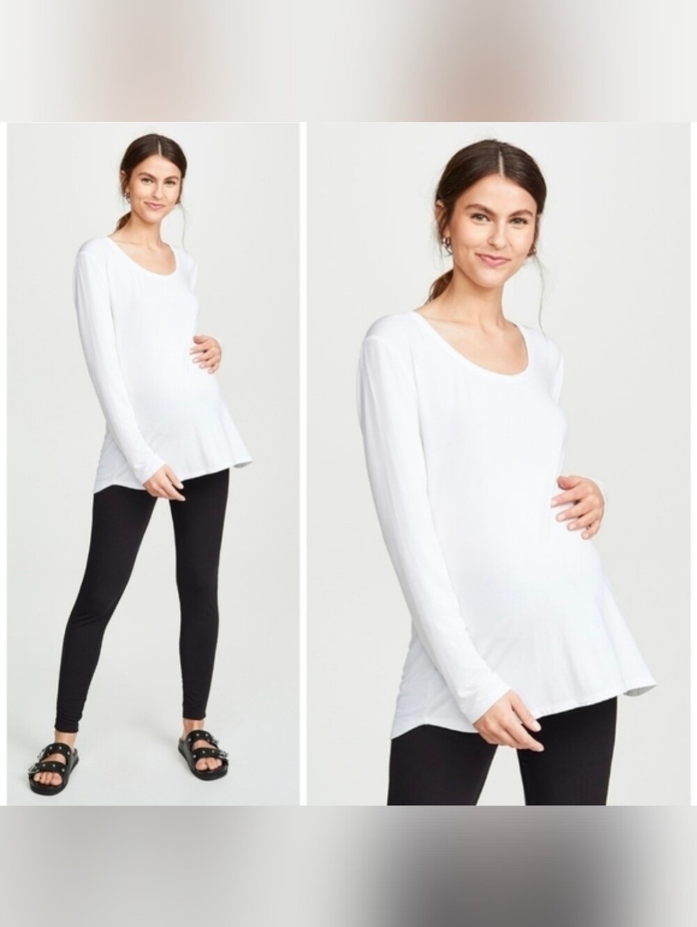 Hatch Layers The Long Sleeve Layer Tee White
